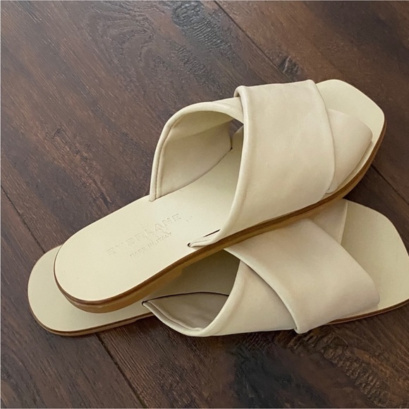Everlane Shoes The Day Crossover Cream Sandals New size 5 - Picture 8 of 9